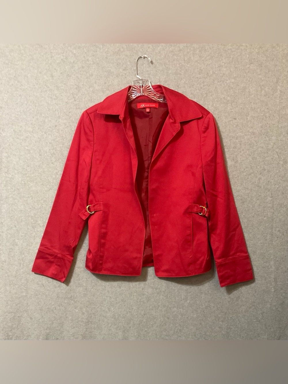 Anne Klein PinkRed Women's Jacket/ Blazer Sz  6